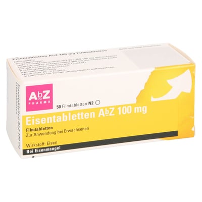 Eisentabletten AbZ 100 mg