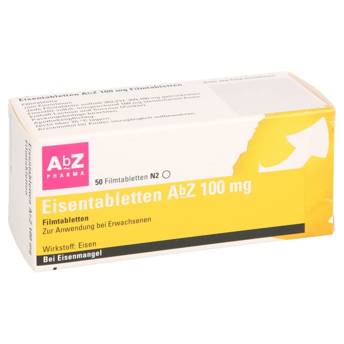 Eisentabletten AbZ 100mg