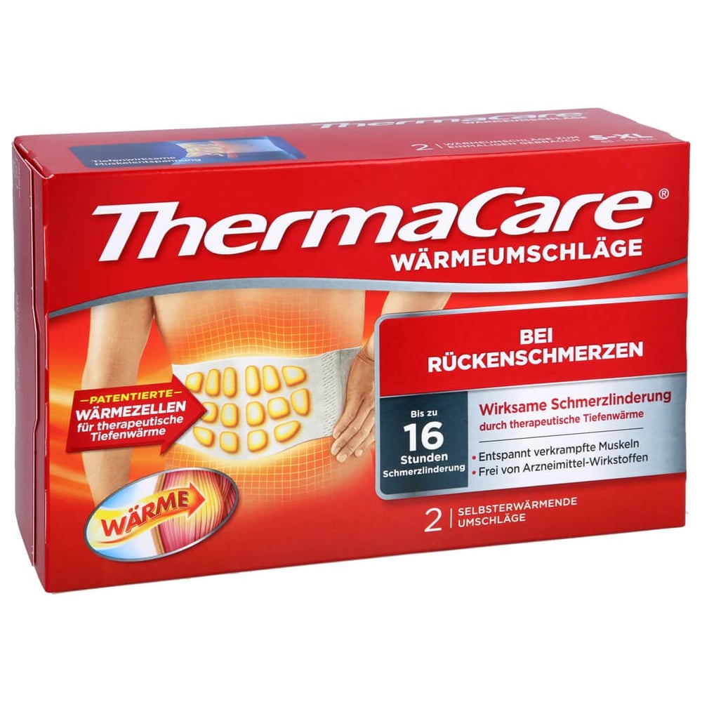 Thermacare Wärmeumschläge bei Rückenschmerzen