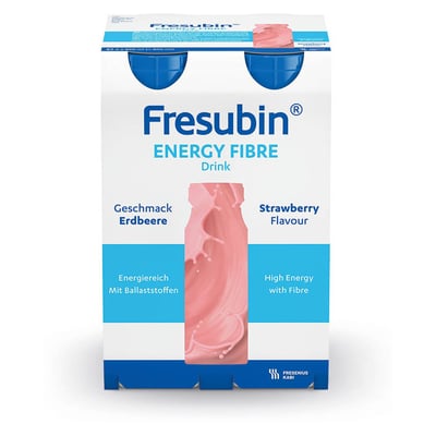 Fresubin energy fibre DRINK Erdbeere Trinkflasche