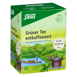 Grüner Tee entkoffeiniert bio Großpackung Salus