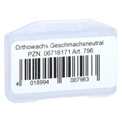 Wachs für Zahnspangenträger