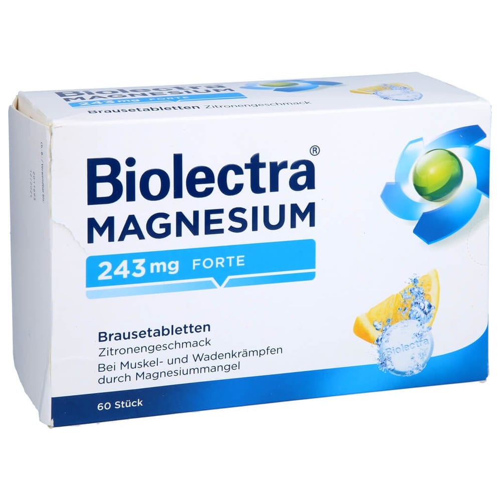 Biolectra Magnesium 243 mg forte Zitrone