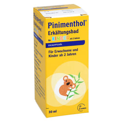 Pinimenthol Erkältungsbad für Kinder ab 2 Jahren Eucalyptus