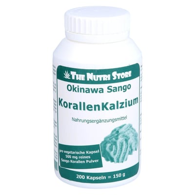 Korallen Kalzium 500 mg Kapseln