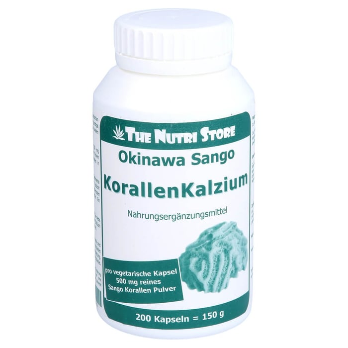 Korallen Kalzium 500 mg Kapseln