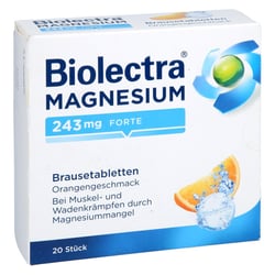 Biolectra Magnesium 243 mg forte Orangengeschmack