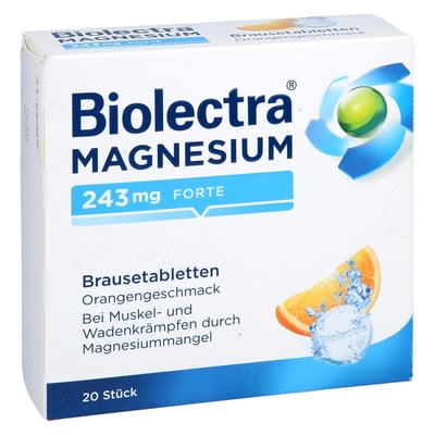 Biolectra Magnesium 243 mg forte Orangengeschmack Produktbild 1