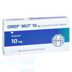 Omep MUT 10mg magensaftresistente Tabletten