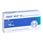 Omep MUT 10 mg magensaftresistente Tabletten Produktbild 1