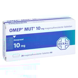 Omep MUT 10mg magensaftresistente Tabletten