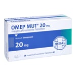 Omep MUT 20 mg magensaftresistente Tabletten Produktbild 1