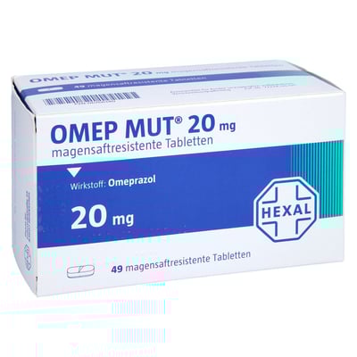 Omep MUT 20mg magensaftresistente Tabletten