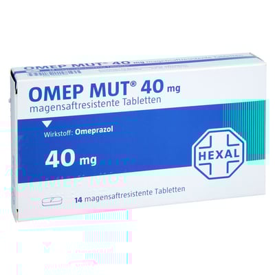 Omep MUT 40mg magensaftresistente Tabletten