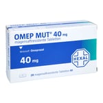 Omep MUT 40 mg magensaftresistente Tabletten Produktbild 1
