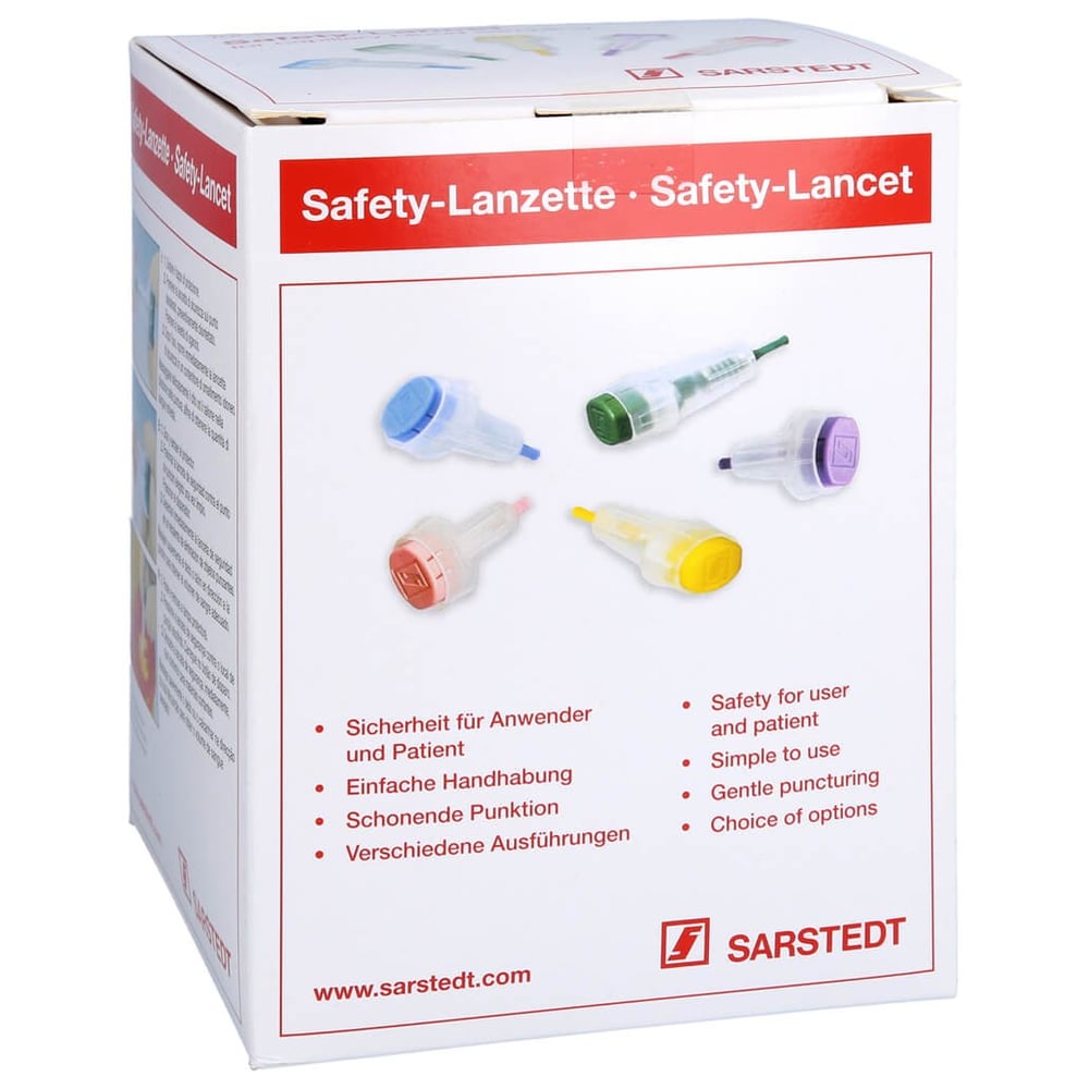Safety-lanzetten 21 G Einst.Tiefe 1,8mm norm.grün