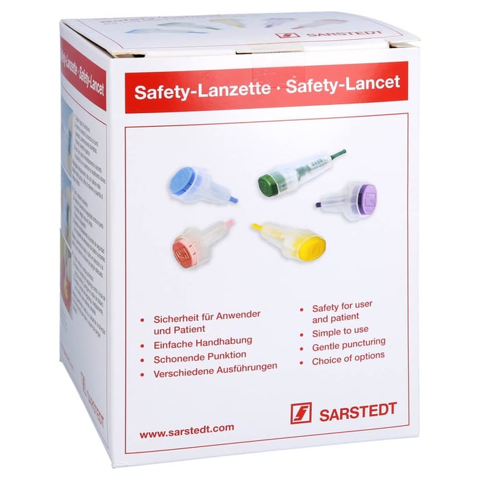 Safety-lanzetten 21 G Einst.Tiefe 1,8mm norm.grün
