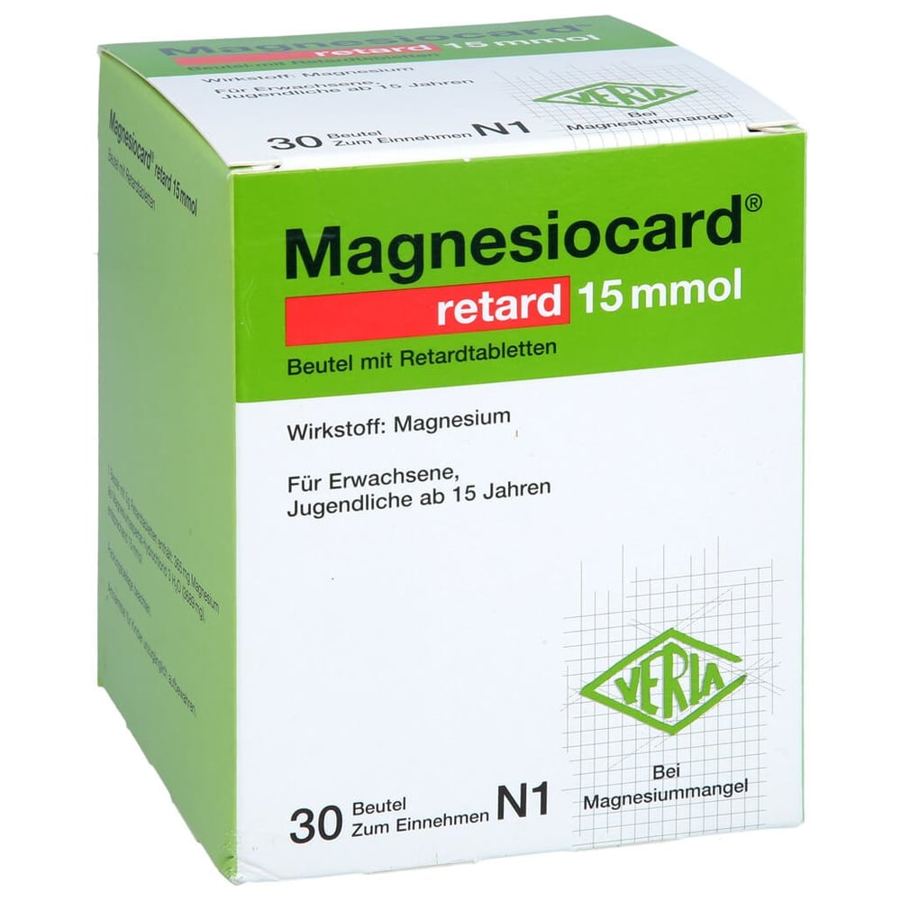 Magnesiocard retard 15 mmol