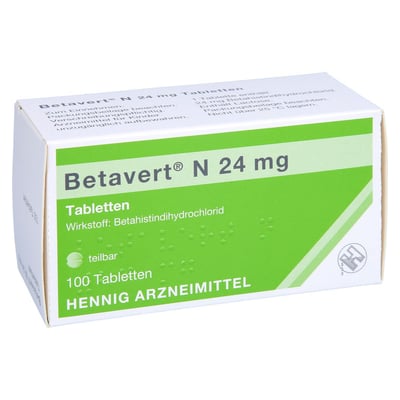 Betavert N 24 mg Tabletten Produktbild 1