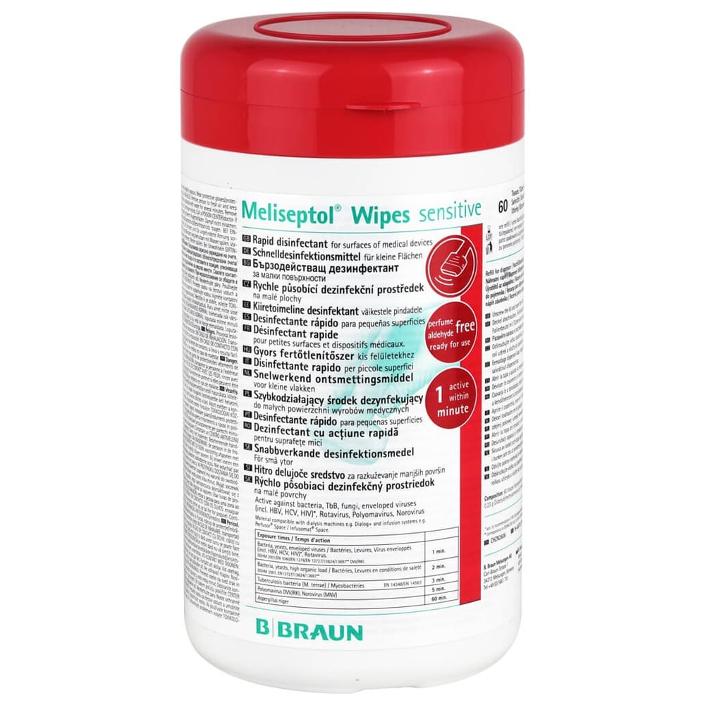 Meliseptol Wipes sensitive Spenderbox