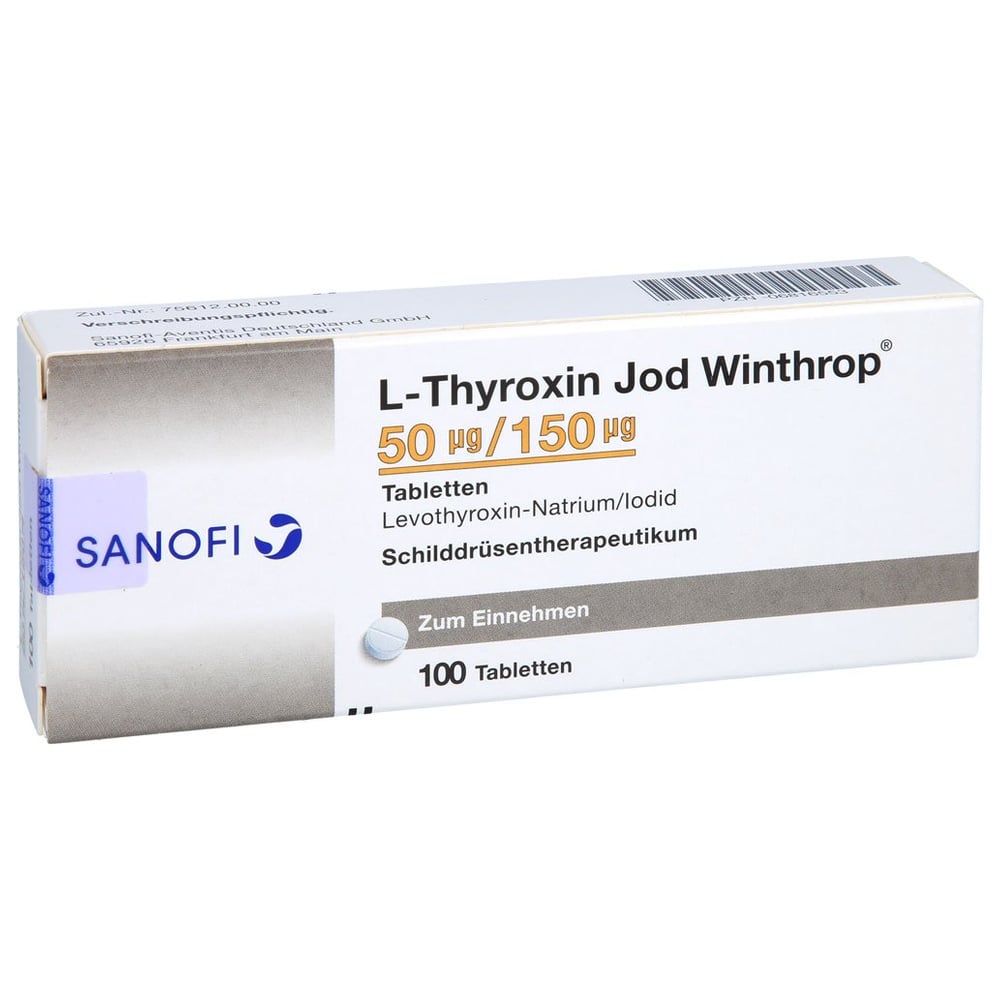 L-Thyroxin Jod Winthrop 50 µg/150 µg