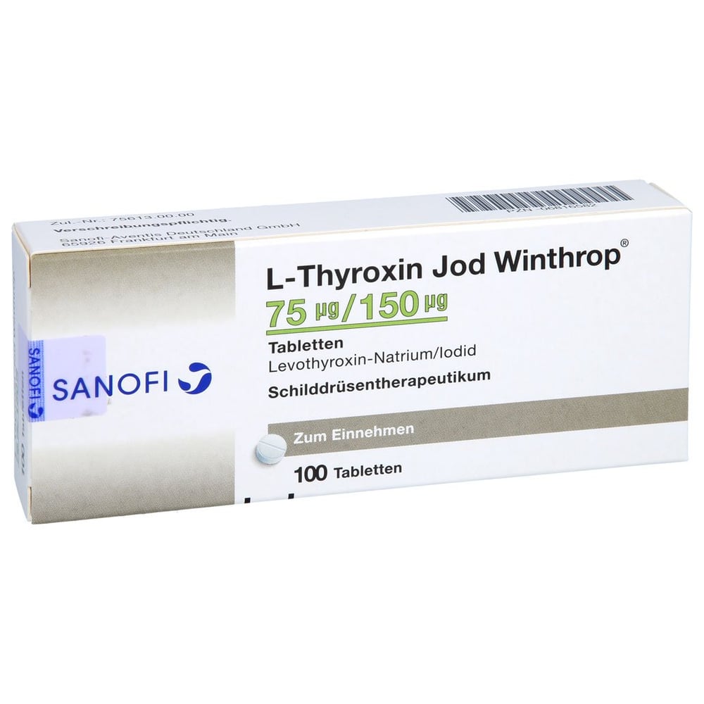 L-Thyroxin Jod Winthrop 75 µg/150 µg
