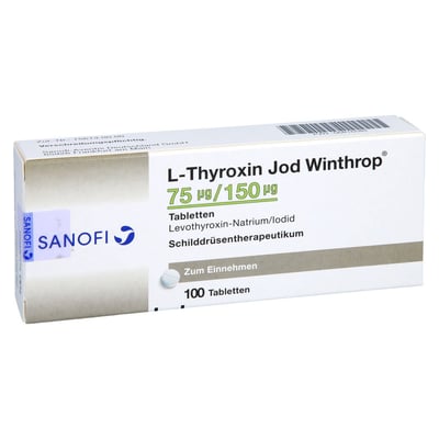 L-Thyroxin Jod Winthrop 75 µg/150 µg