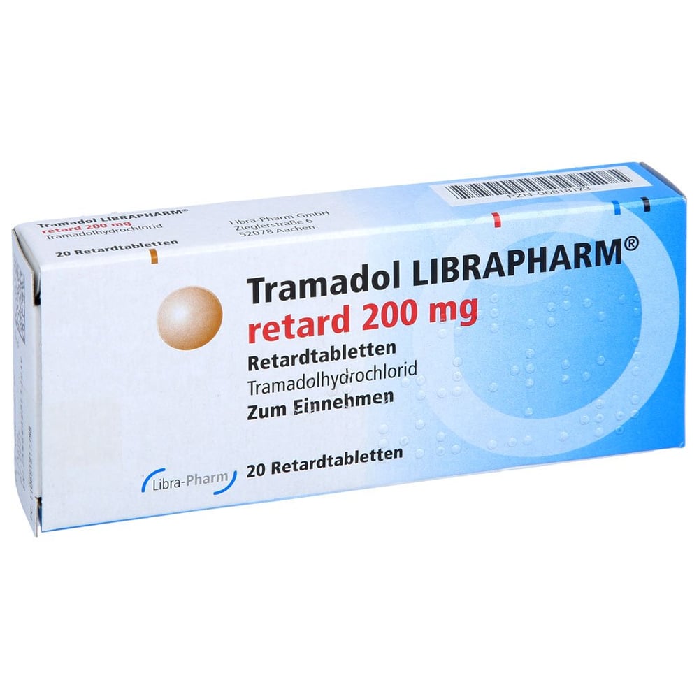 Tramadol LIBRAPHARM retard 200 mg