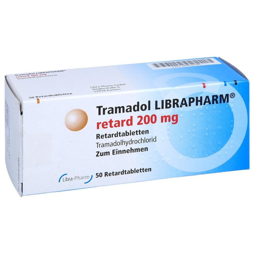 Tramadol LIBRAPHARM retard 200 mg