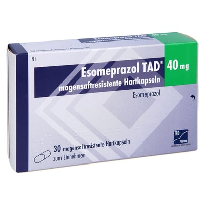 Esomeprazol TAD 40 mg magensaftresis. Hartkapseln Produktbild 1