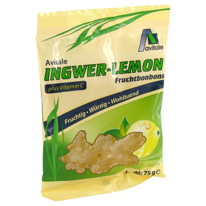 Avitale Ingwer-Lemon Fruchtbonbons