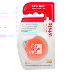 Edelwhite DentalTape waxed Zahnseide 70 m