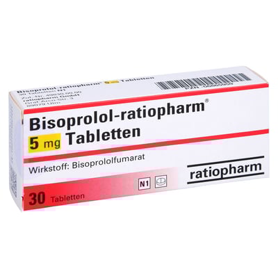 Bisoprolol-ratiopharm 5 mg