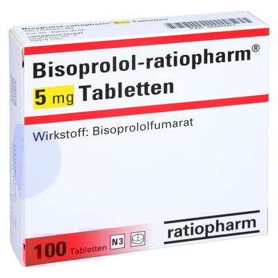 Bisoprolol-ratiopharm 5 mg