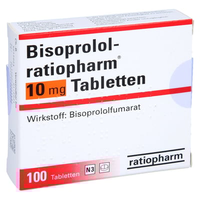 Bisoprolol-ratiopharm 10 mg