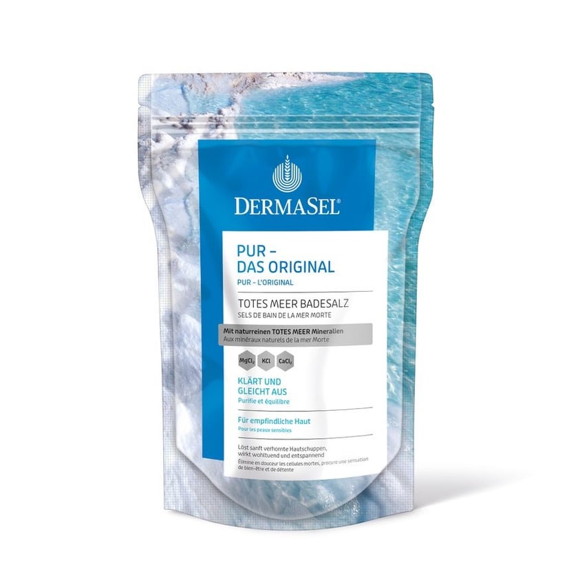 DERMASEL Totes Meer Badesalz Pur