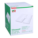 Vliwasoft Schlitzkompresse 7,5X7,5 cm
