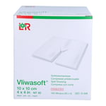 Vliwasoft Schlitzkompresse 10x10 cm