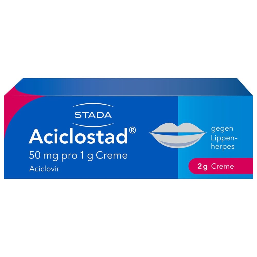 Aciclostad gegen Lippenherpes 50 mg pro 1 g