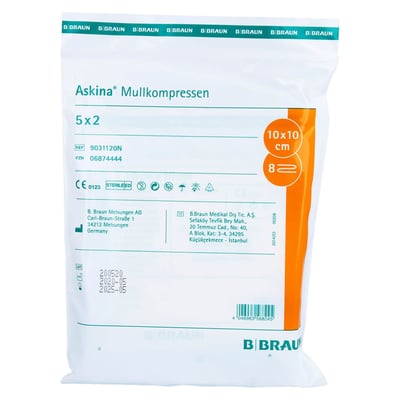 Askina Mullkompressen 10x10 cm steril