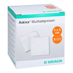 Askina Mullkompressen 5X5 cm 8-fach steril Produktbild 1