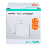 Askina Mullkompressen 5X5 cm 8-fach steril Produktbild 2