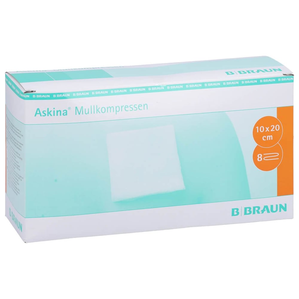 Askina Mullkompressen 10x20 cm steril