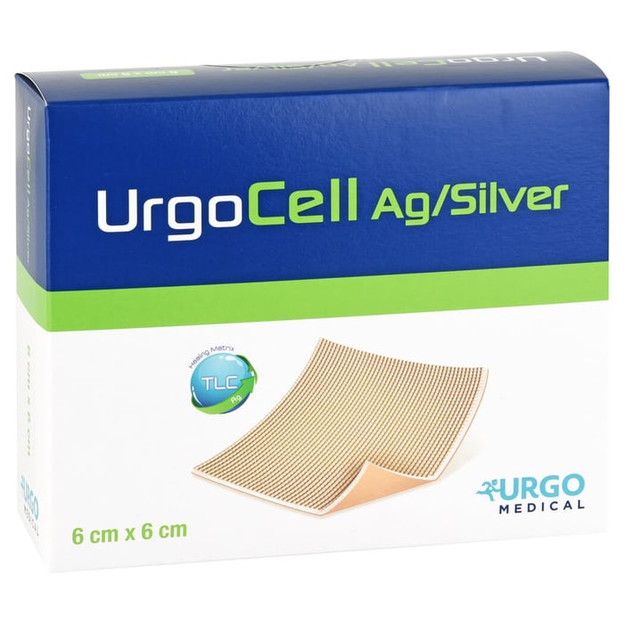 Urgocell silver non Adhesive Verband 6x6 cm