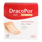 Dracopor Wundverband 10x8 cm steril hautfarben