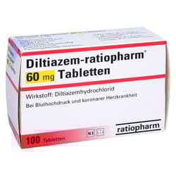Diltiazem-ratiopharm 60 mg Tabletten