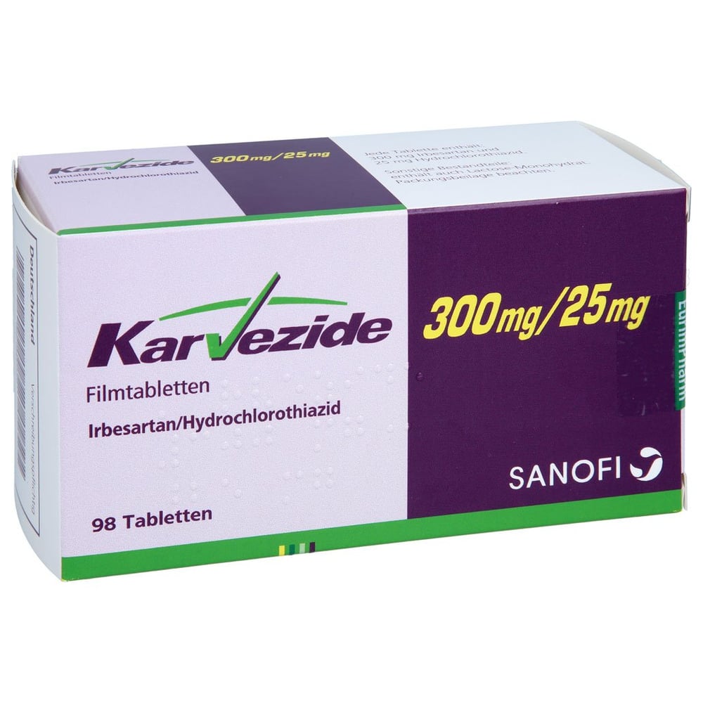 Karvezide 300 mg/25 mg