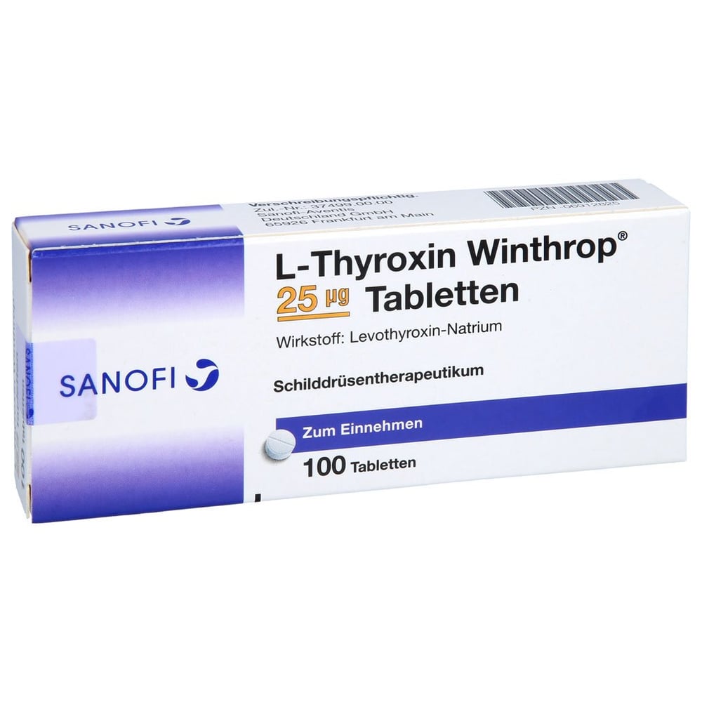 L-Thyroxin Winthrop 25 µg