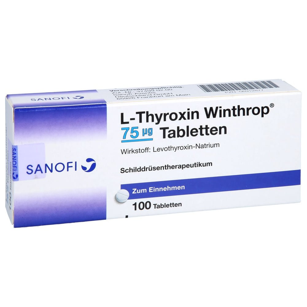 L-Thyroxin Winthrop 75 µg