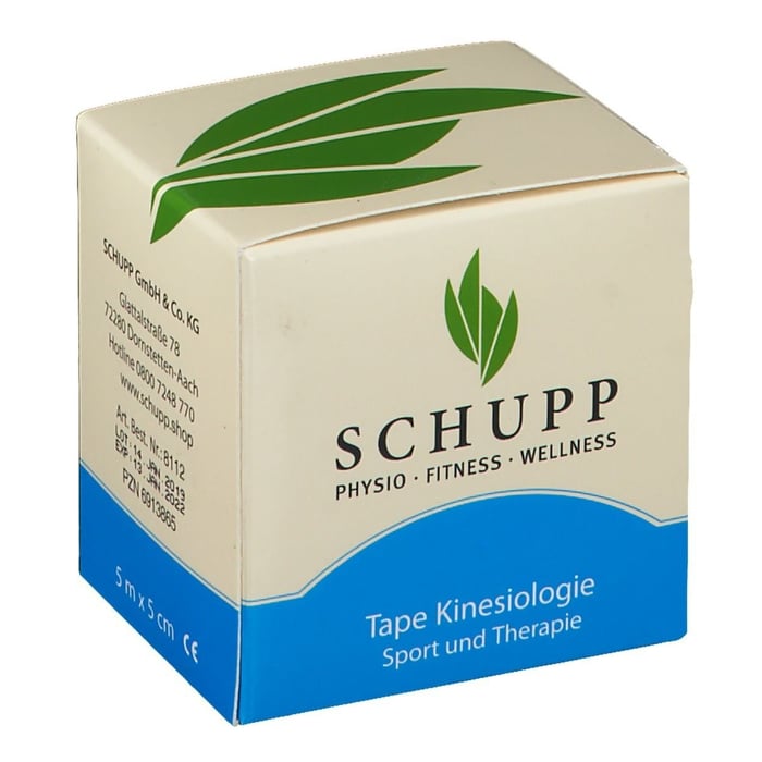 Schupp Tape Kine5mx5cm Bla